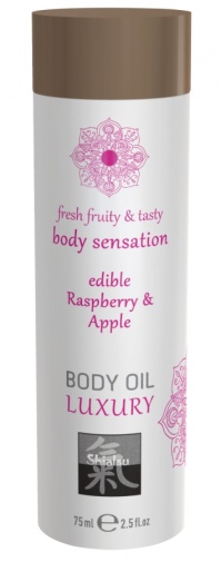 Shiatsu - Edible Massage Oil Red Sangberry & Apple - 75ml