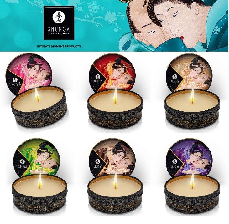 Shunga - Desire Vanilla Massage Candles - 30ml Photos - 4