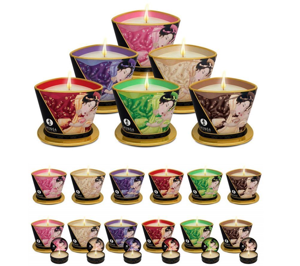 Shunga - Desire Vanilla Massage Candles - 30ml Photos - 5