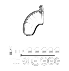 ManCage - Men's Chastity Lock Urethral Plug #15 - Transparent