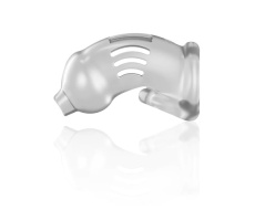 ManCage - Men's Thermoplastic Rubber Chastity Lock #29 - Transparent