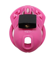 Locked in Lust - Vice Micro Chastity Lock - Pink