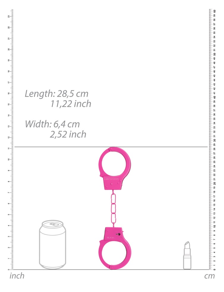 Ouch - 初心者金屬手扣 - 粉紅色 照片-6