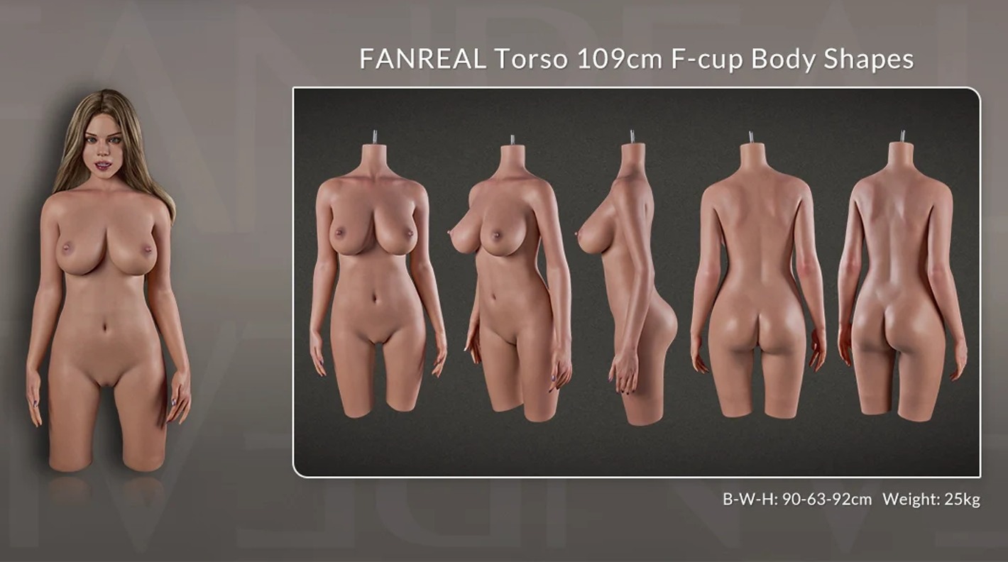 Fanreal Torso 109cm F-cup Body Shapes